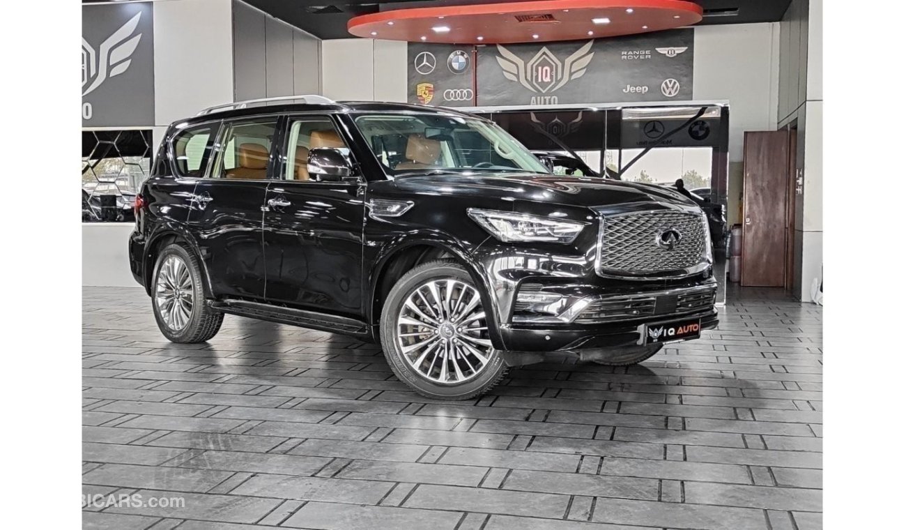 Infiniti QX80 Luxe 7st AED 2,200/MONTHLY | 2018 INFINITI QX80 LUXURY | 7 SEATS | GCC | UNDER WARRANTY