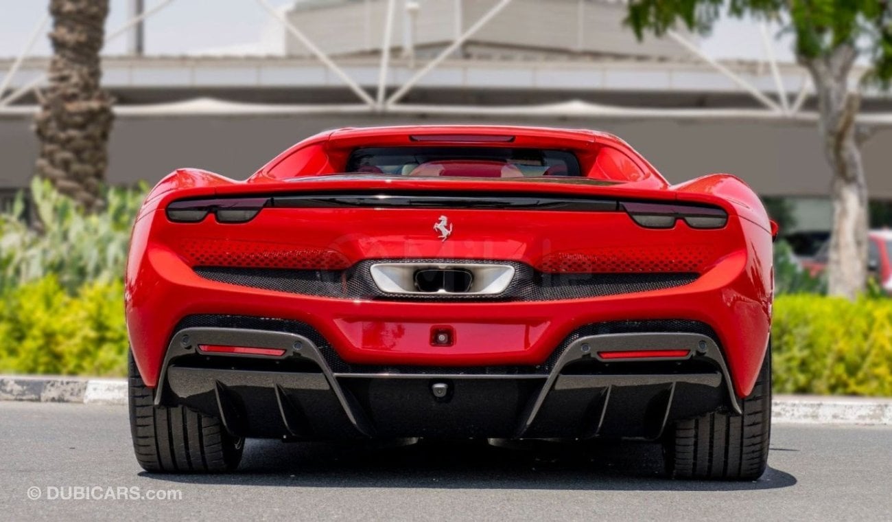 Ferrari 296 GTB ROSSO CORSA WITH CARBON ACCENTS, FULL ELECTRIC SEATS, AND 360 CAMERA