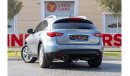 Infiniti QX70 Luxe Sensory  Infiniti QX70 2019 GCC under Warranty with Flexible Down-Payment.