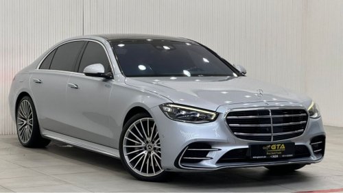 مرسيدس بنز S 500 2021 Mercedes Benz S500 AMG 4MATIC, April 2026 Mercedes Warranty + Service Pack, Full Options, GCC