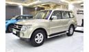 Mitsubishi Pajero EXCELLENT DEAL for our Mitsubishi Pajero GLS ( 2008 Model ) in Golden Color GCC Specs