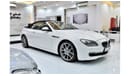 BMW 650i EXCELLENT DEAL for our BMW 650i CONVERTIBLE ( 2011 Model ) in White Color GCC Specs