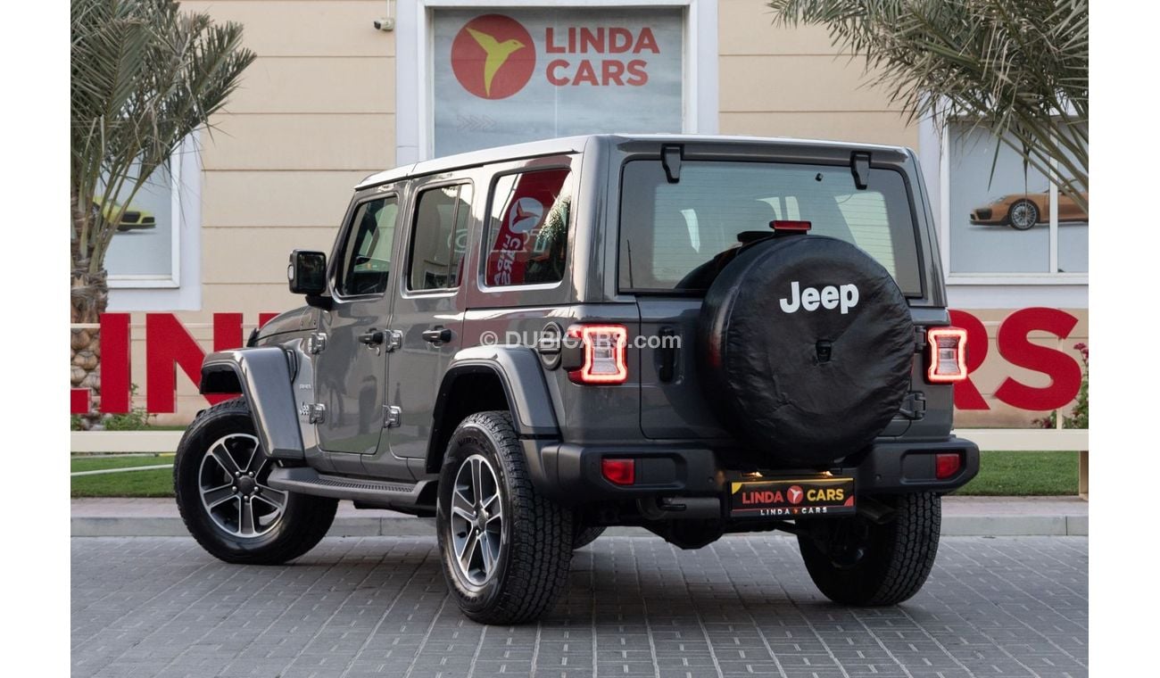 جيب رانجلر Unlimited Sahara 3.6L Jeep Wrangler Unlimited Sahara 2023 GCC under Agency Warranty with Flexible Do