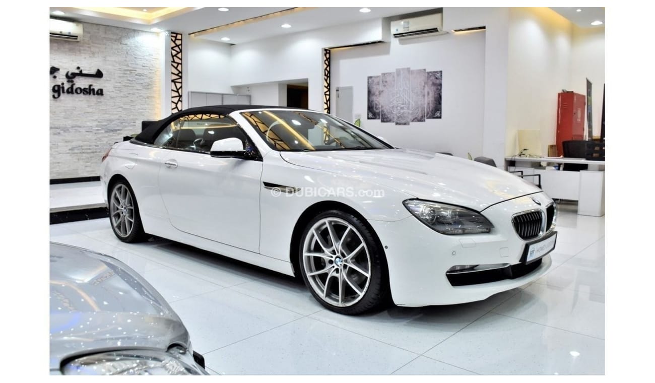 BMW 650i EXCELLENT DEAL for our BMW 650i CONVERTIBLE ( 2011 Model ) in White Color GCC Specs