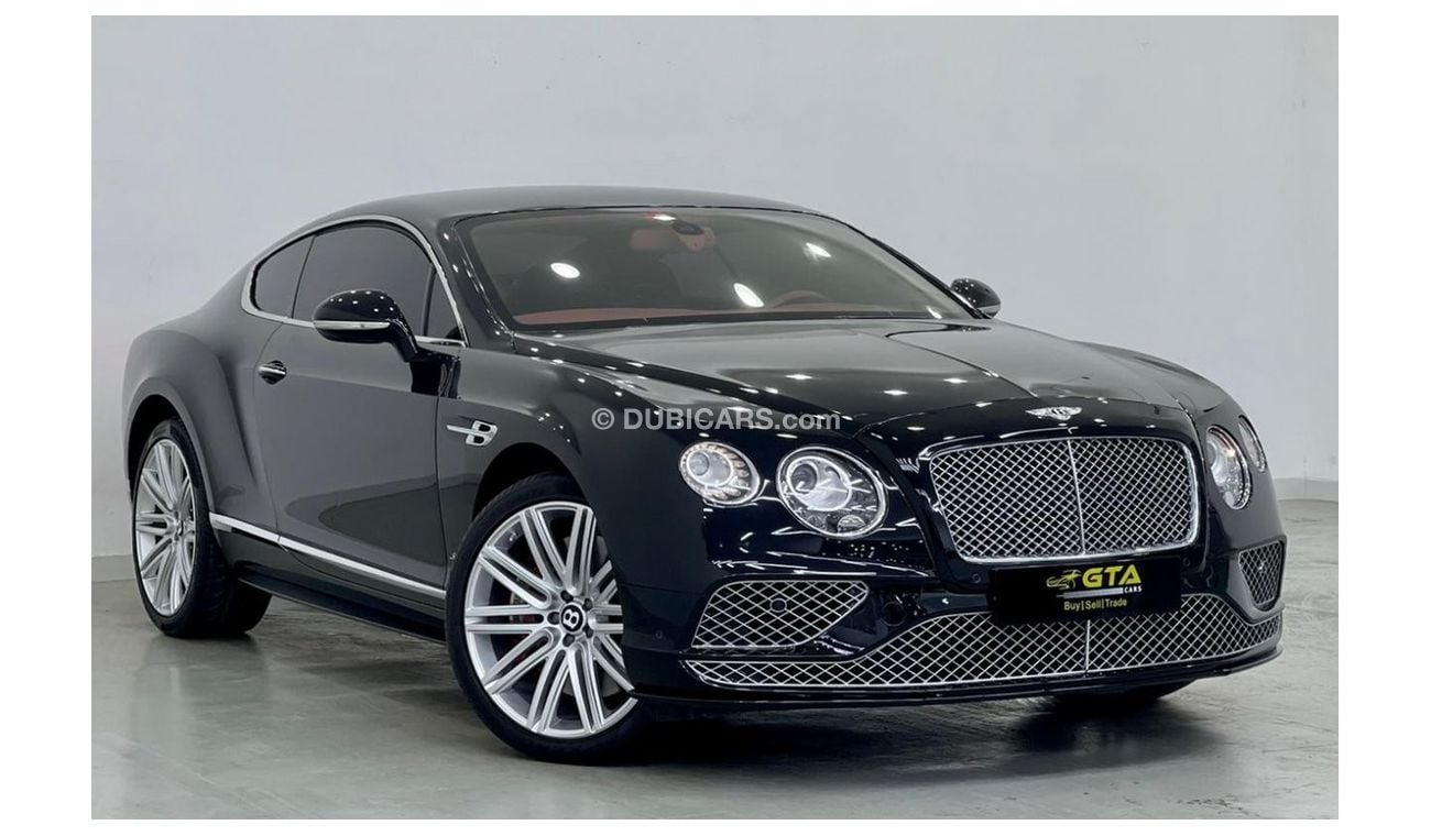 Bentley Continental GT 2016 Bentley Continental GT Speed, Service History, Warranty, GCC