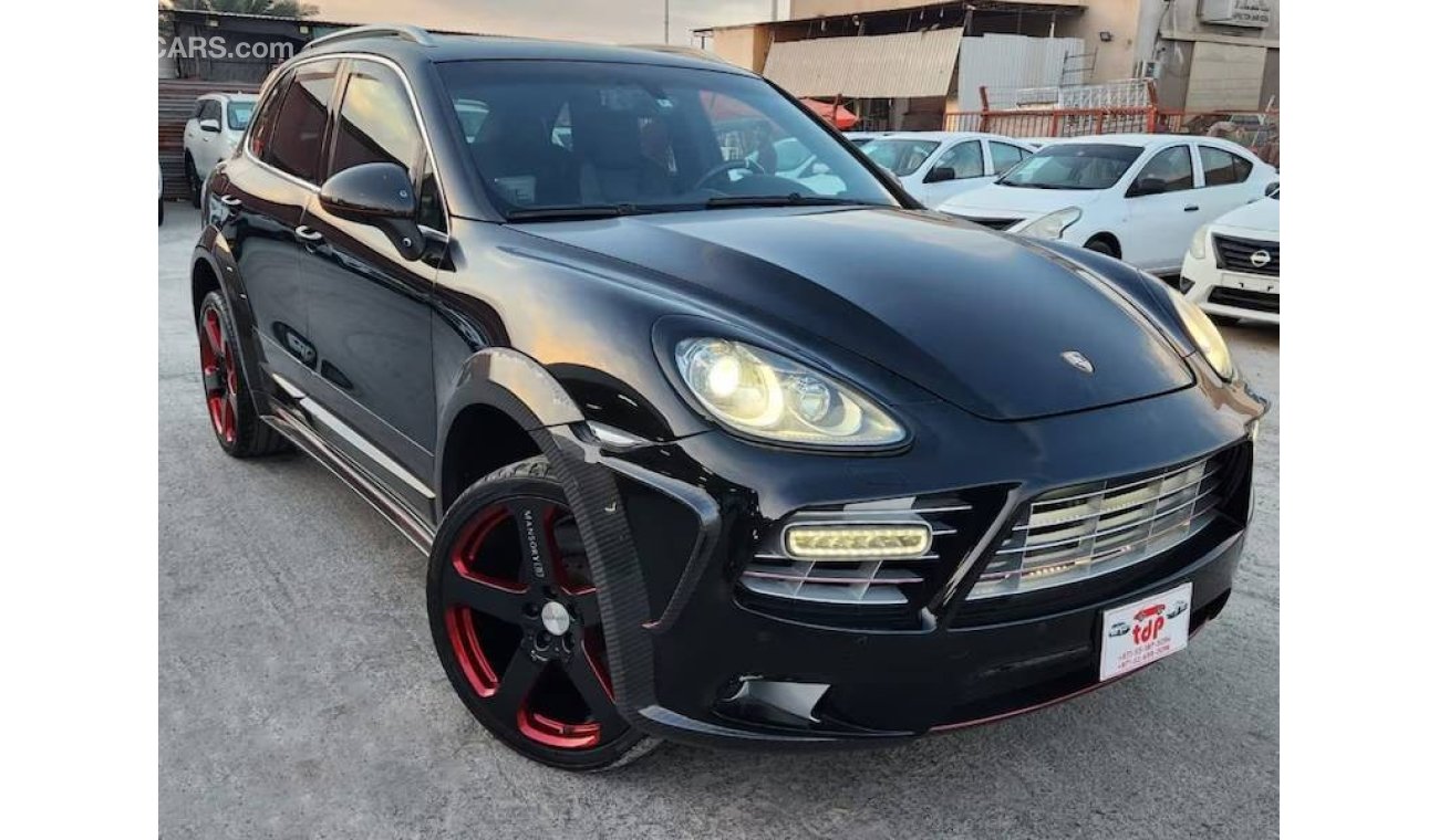 بورش كايان توربو PORSCHE CAYENNE 4.8L TURBO 2012 MANSORY KIT SPORTS CHRONO PACKAGE IN EXCELLENT CONDITION