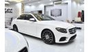 مرسيدس بنز E300 EXCELLENT DEAL for our Mercedes Benz E300 ( 2018 Model ) in White Color GCC Specs