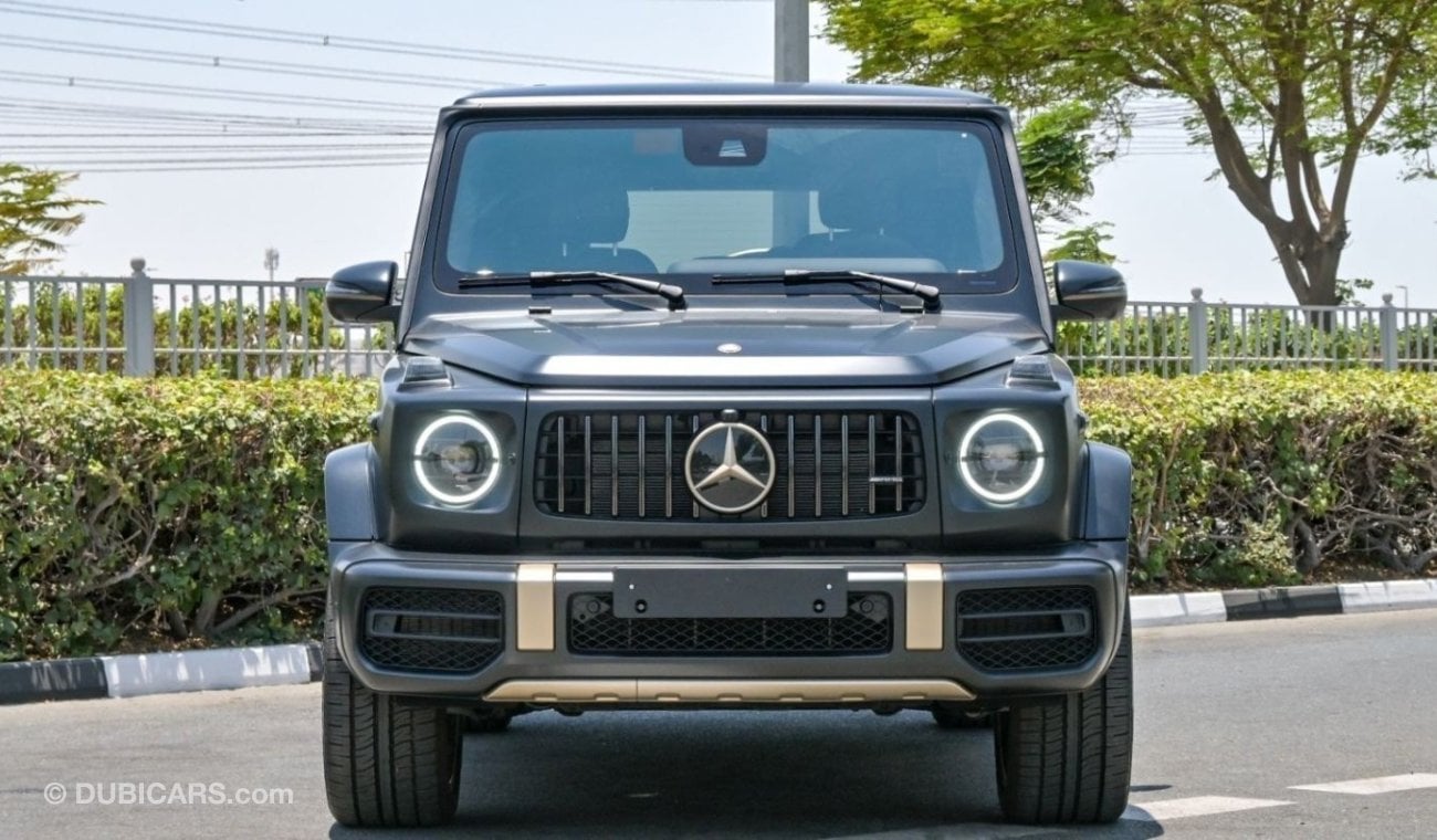 Mercedes-Benz G 63 AMG Mercedes G63 |Night Black Magno |Gold Topstitching Interior |2024 |GRAND EDITION | LIMITED 1 of 1000