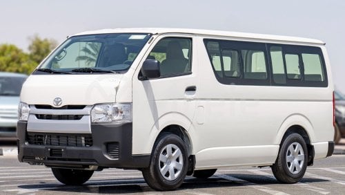 Toyota Hiace STD 2.5L DIESEL 15-SEATER: 15" STEEL RIMS, FABRIC SEATS, A/C, DUAL AIRBAGS