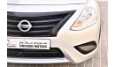 Nissan Sunny AED 479 PM | 1.5L S GCC DEALER WARRANTY