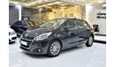 Peugeot 208 EXCELLENT DEAL for our Peugeot 208 ( 2016 Model ) in Grey Color GCC Specs