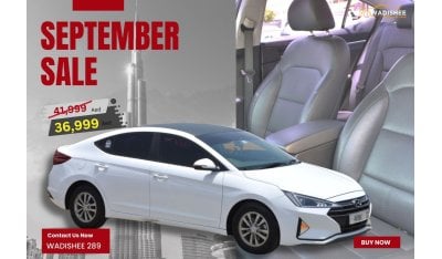 Hyundai Elantra very good condition, ready for use//clean title 2019//تدخل السعودية