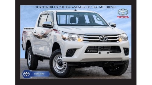 Toyota Hilux TOYOTA HILUX 2.4L 4x4 5-SEATER D/C BSC M/T DSL