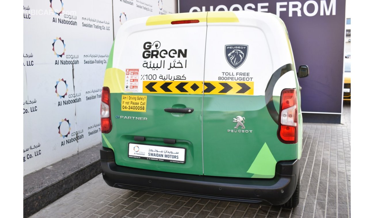 Peugeot Partner AED 1439 PM | ePARTNER VAN  FROM AN AUTHORIZED DEALER WITH MANUFACTURER WARRANTY UP TO 2027 OR 100K