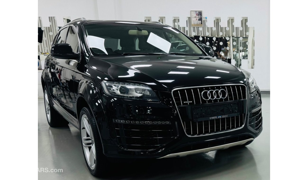 Audi Q7 TFSI quattro S-Line GCC .. FSH .. V6 .. S line .. Top Range .. Perfect Condition