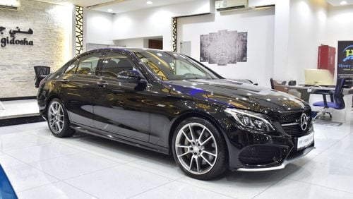 Mercedes-Benz C 450 EXCELLENT DEAL for our Mercedes Benz C450 4Matic ( 2016 Model ) in Black Color GCC Specs