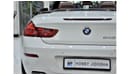 BMW 650i EXCELLENT DEAL for our BMW 650i CONVERTIBLE ( 2011 Model ) in White Color GCC Specs