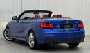 BMW 220i sport Line 2.0L 2015 BMW 220i M-Sport Cabriolet, February 2025 BMW Service Pack, Excellent Condition