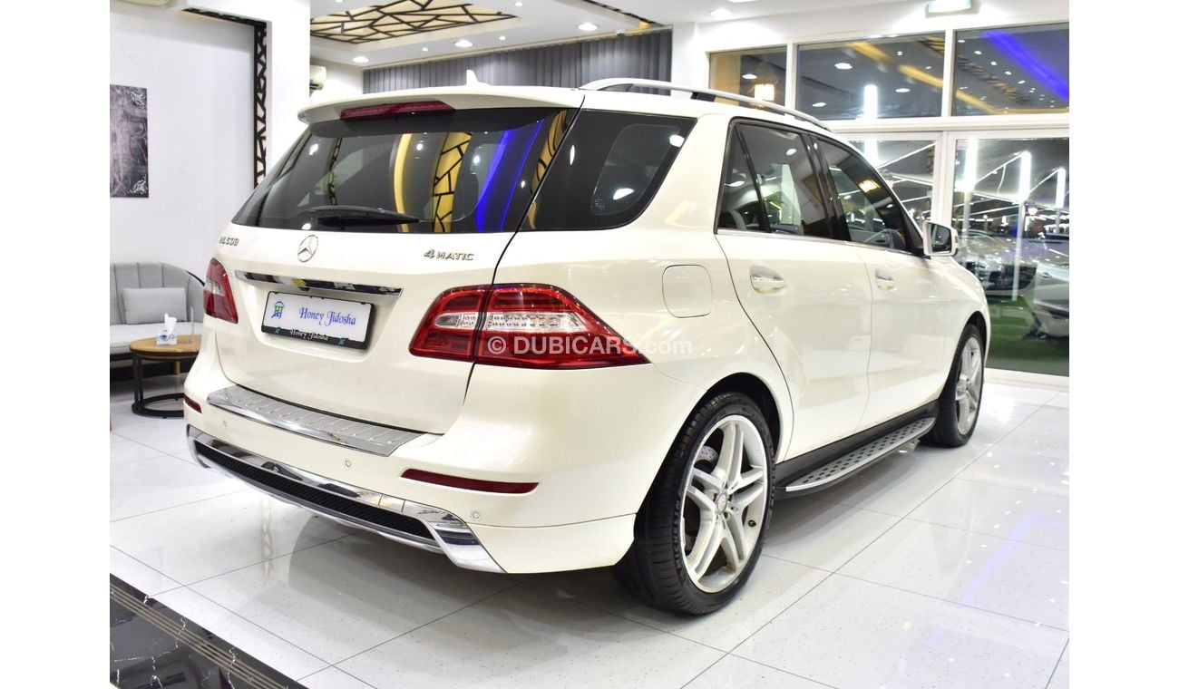 مرسيدس بنز ML 500 EXCELLENT DEAL for our Mercedes Benz ML500 4Matic ( 2013 Model ) in White Color GCC Specs