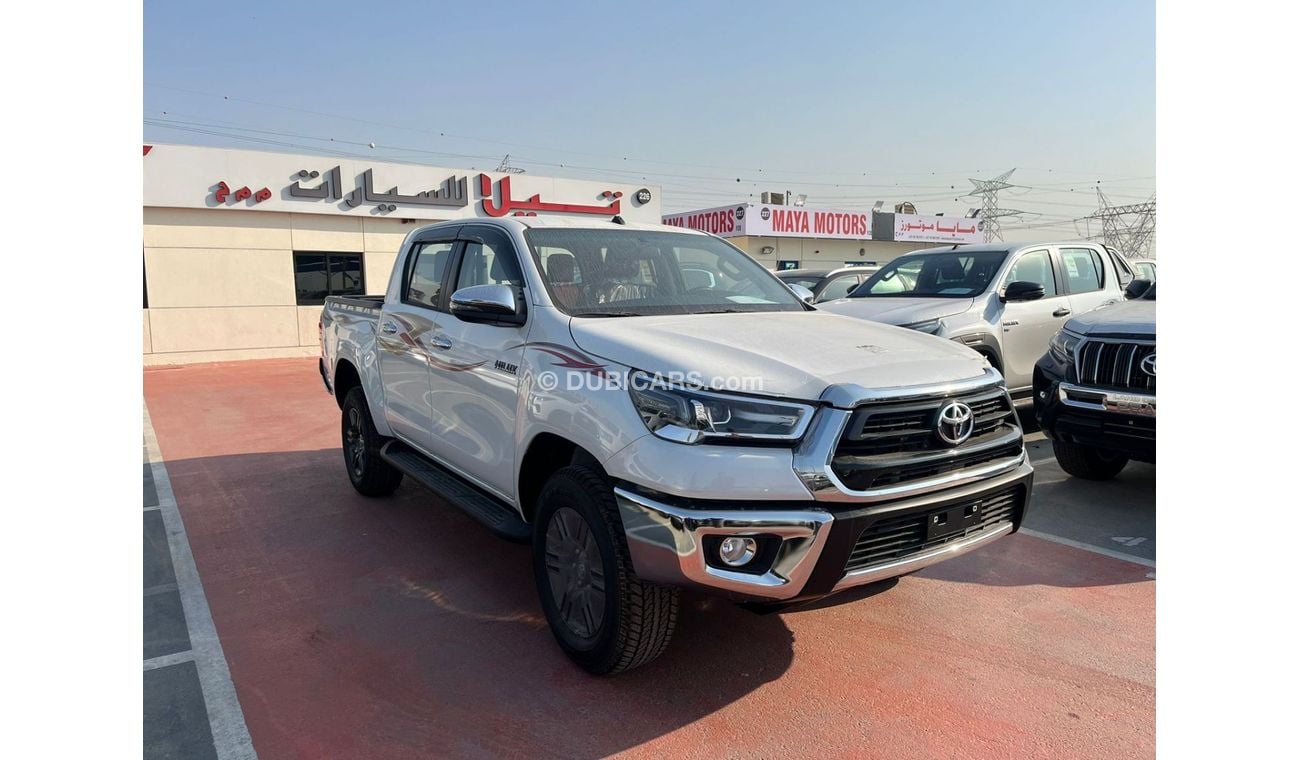 تويوتا هيلوكس TOYOTA HILUX 2.7 AT FULL OPTION WITH PUSH START WHITE YEMEN SPEC 2025