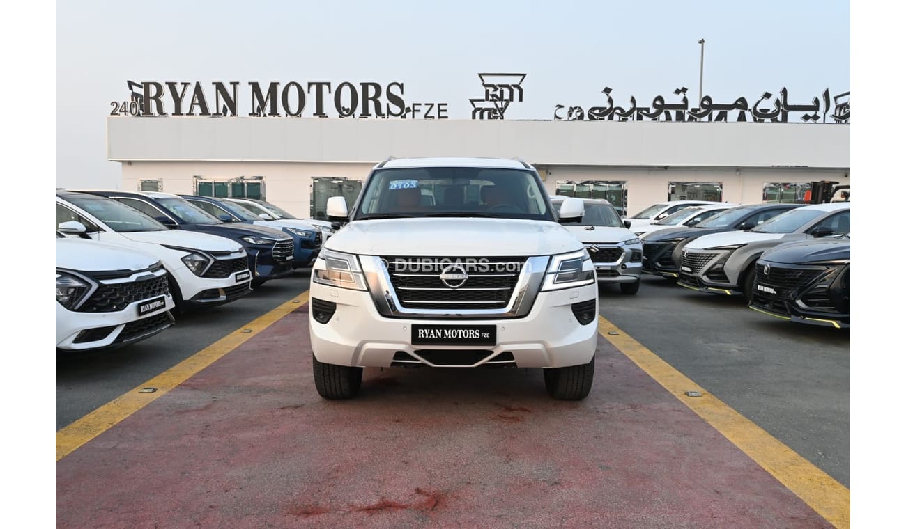 Nissan Patrol Nissan Patrol LE 5.7L V8 Petrol Model 2023 Color White , 360 Camera, Cruiser Control, Memory Driver 