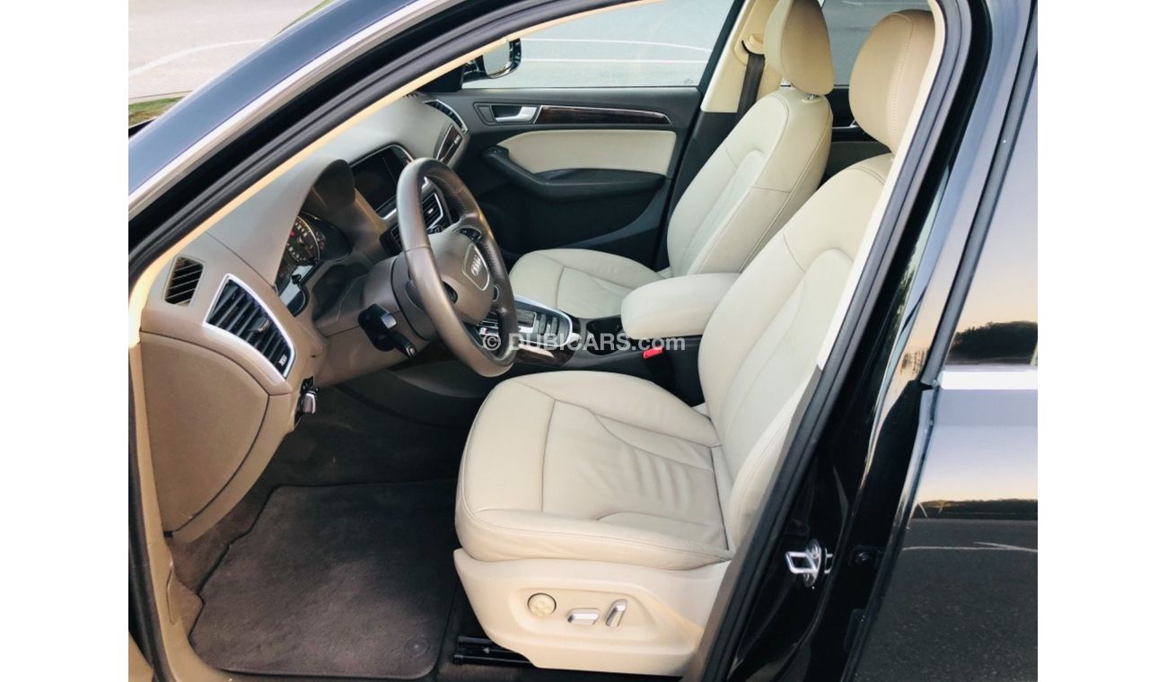 Audi Q5 40 TFSI S-Line MODEL 2015 GCC CAR PER  CONDITION INSIDE AND OUTSIDE  FULL ELECTRIC CONTROL STEERING 