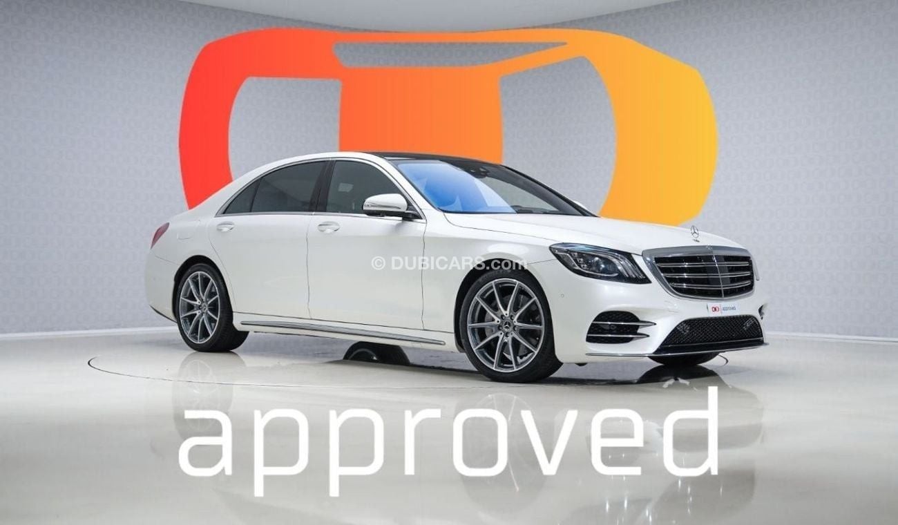 مرسيدس بنز S 560 AMG Line - 2 Years Approved Warranty - Approved Prepared Vehicle