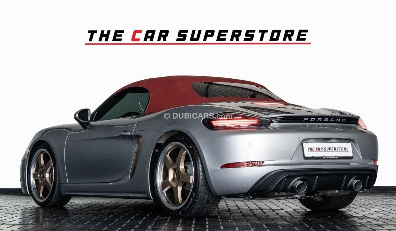 Porsche 718 Boxster 2022-PORSCHE BOXSTER-25 YEARS ANNIVERSARY EDITION-GCC-SPECIAL CAR-AL NABOODA WARRANTY TILL 2026