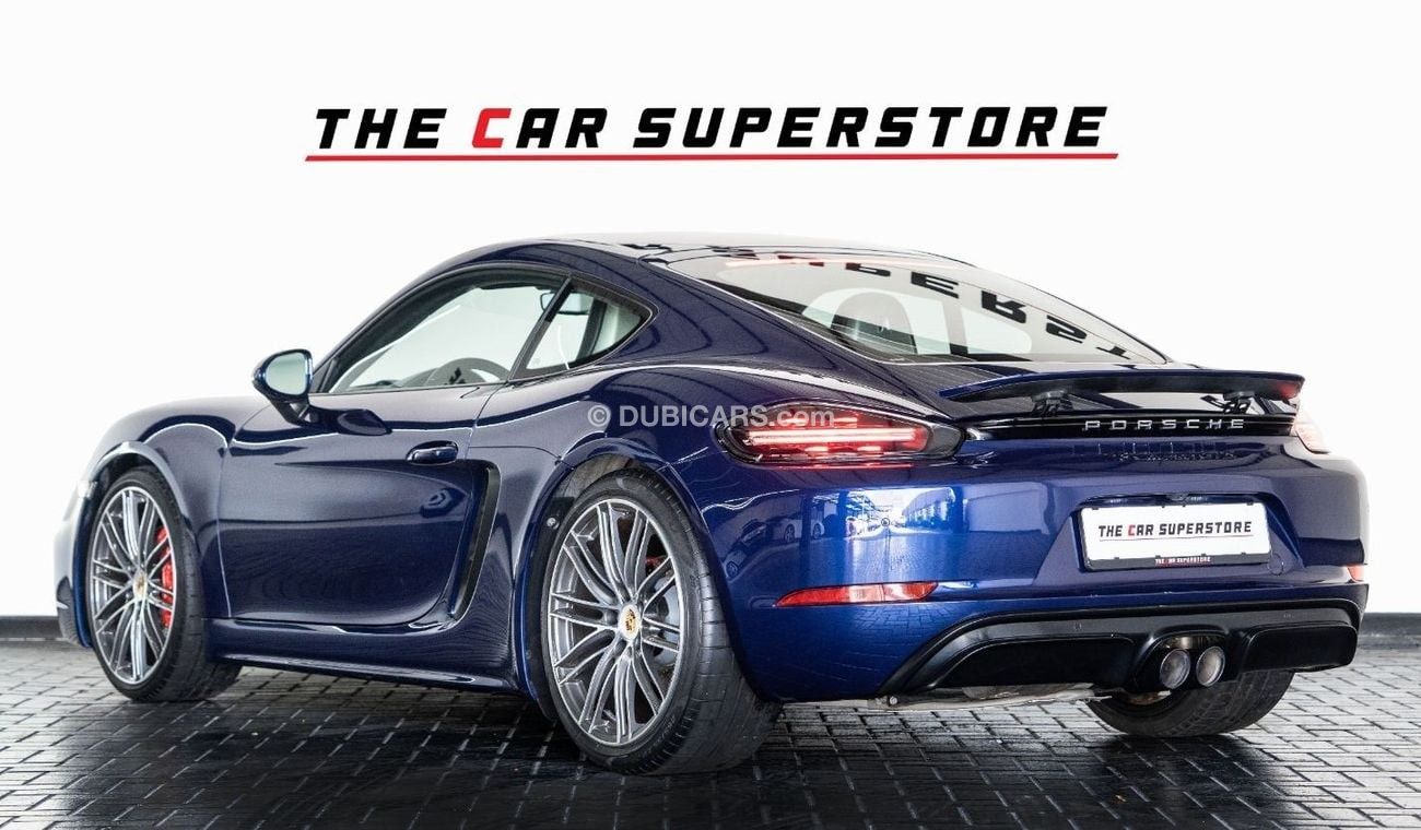 بورش كايمان 718 GTS 4.0L A/T 2020-PORSCHE CAYMAN 718 GTS-GCC-FULL SERVICE HISTORY WITH AL NABOODA-WARRANTY