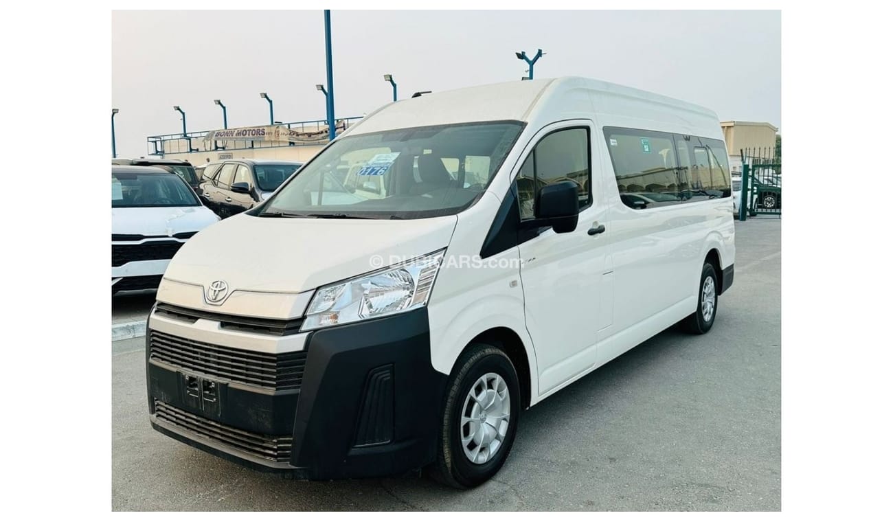 Toyota Hiace 3.5L, HIGH ROOF, PETROL, AUTOMATIC TRANSMISSION, 13 PERSON, AIRCONDION, POWER WINDOWN, MODEL 2025