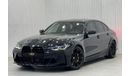 BMW M3 Competition 3.0L 2021 BMW M3 Competition, March 2026 BMW Warranty + Service Pack, Low Kms, GCC