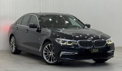 بي أم دبليو 530i Luxury 2.0L 2018 BMW 530i Luxury Line, 1 Year Warranty, Full Agency Service History, GCC