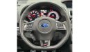 Subaru Impreza WRX STI Std 2020 Subaru WRX STI Manual Transmission, Warranty, Full Subaru Service History, Low Kms, GCC