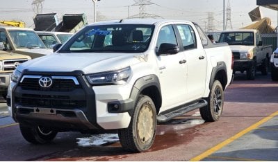 تويوتا هيلوكس Toyota Hilux Adventure 4.0L Petrol Full option AT MY2024-WHITE-BLACK-GCC SPECS