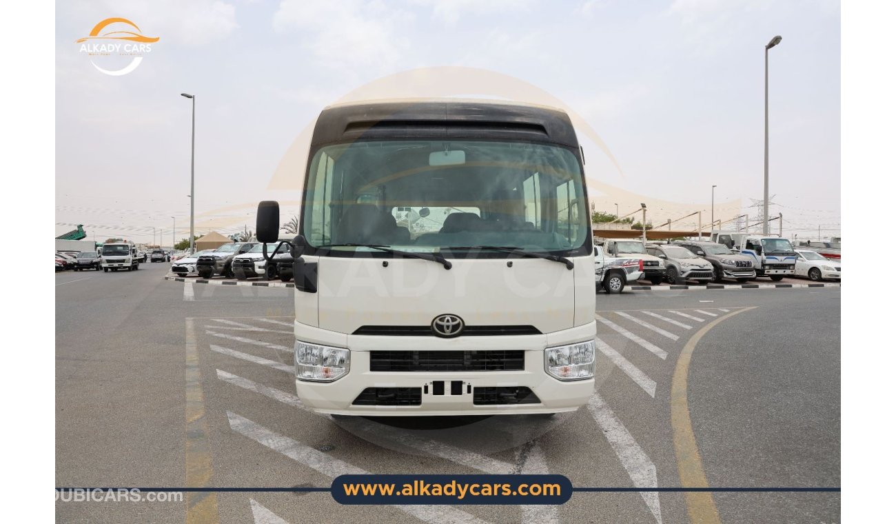 تويوتا كوستر TOYOTA COASTER 4.0L MT DIESEL 2024   22 SEATERS ELECTRONIC DOORS WITH FRIDGE