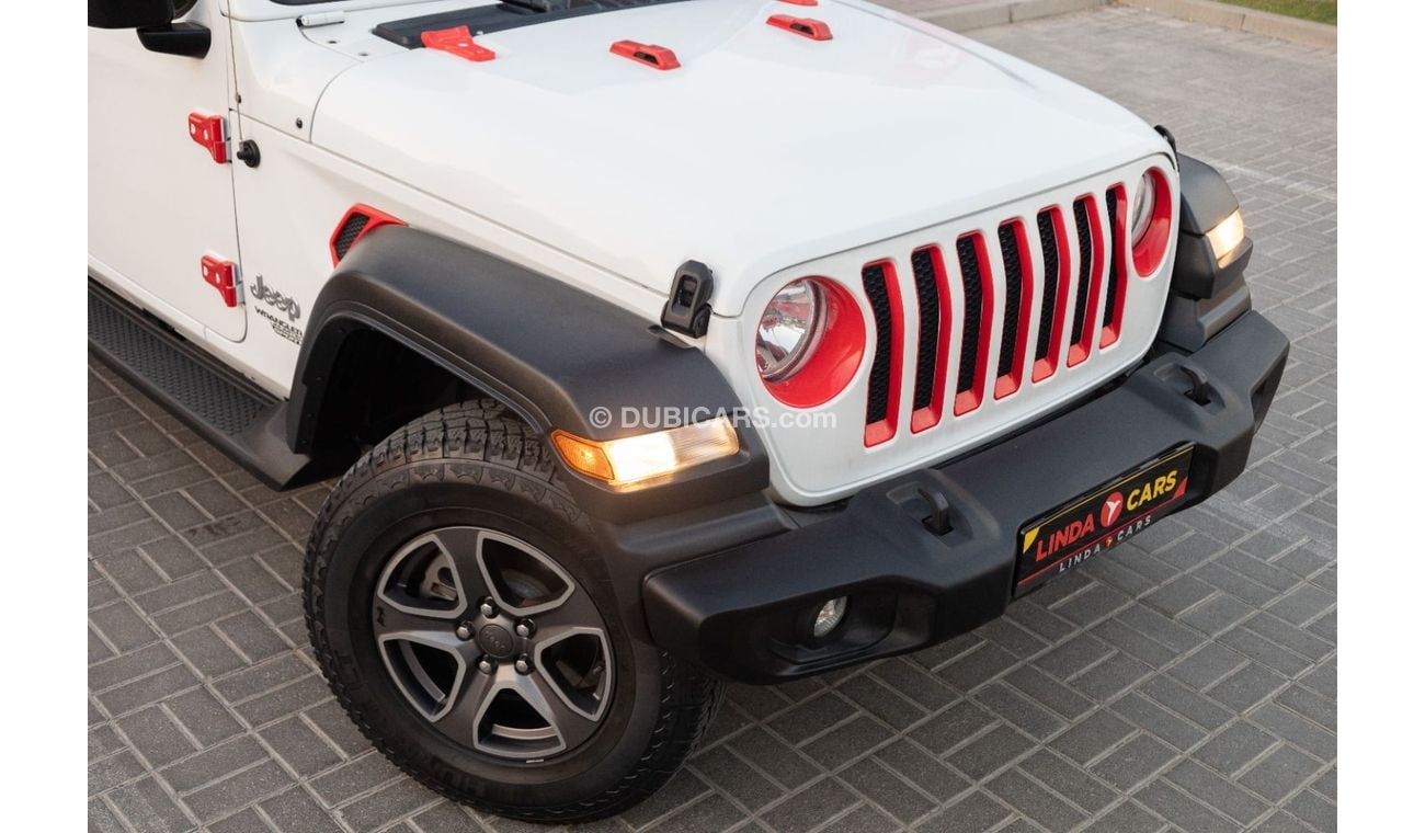 جيب رانجلر Unlimited Sport 3.6L A/T Jeep Wrangler Unlimited Sport 2018 GCC under Warranty with Flexible Down-Pa