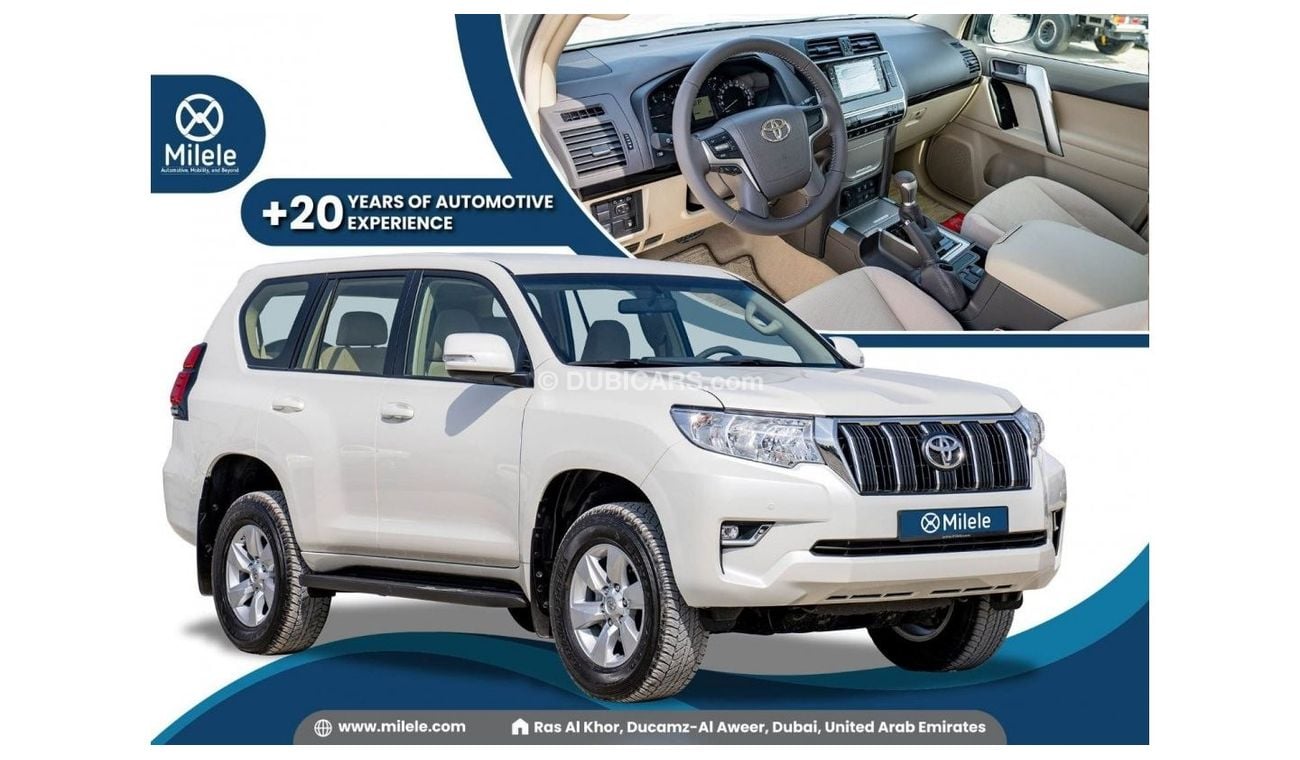 Toyota Prado EXR 4.0L PETROL TIRE BACK: BRAND-NEW (WITH AL FUTTAIM WARRANTY)