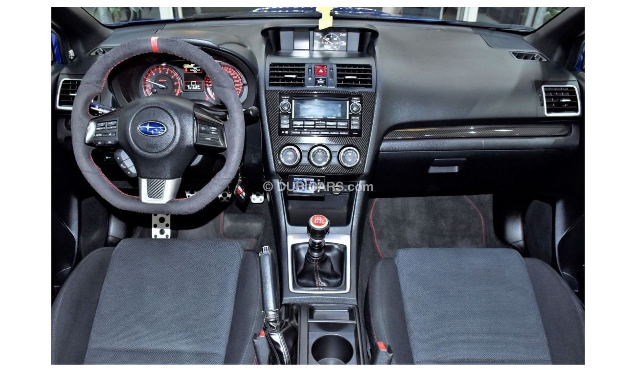 Subaru Impreza WRX EXCELLENT DEAL for our Subaru WRX AWD 412-WHP ( 2015 Model ) in Blue Color GCC Specs