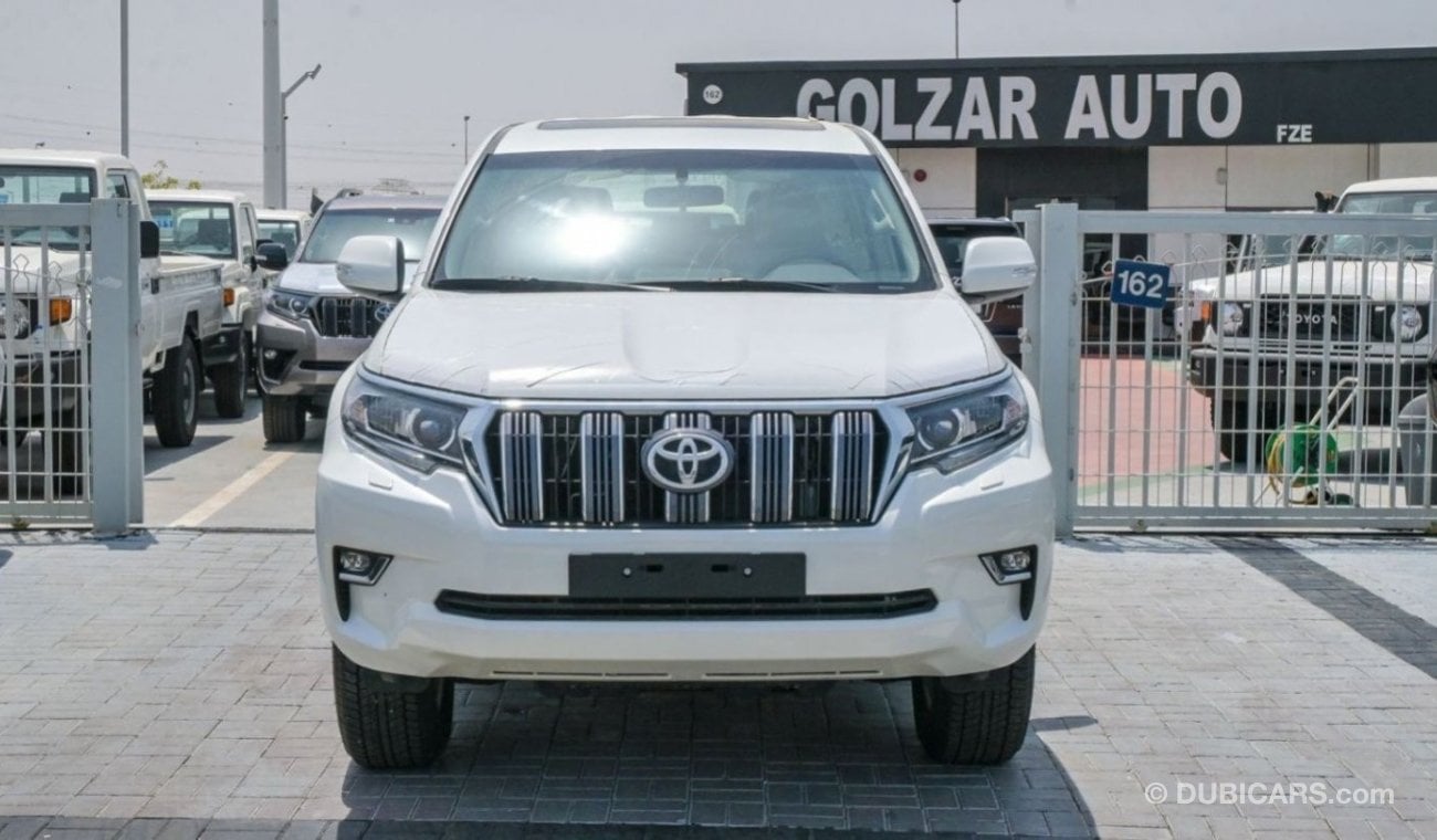 تويوتا برادو Toyota Prado VX 2.7L GCC White color Inside beige