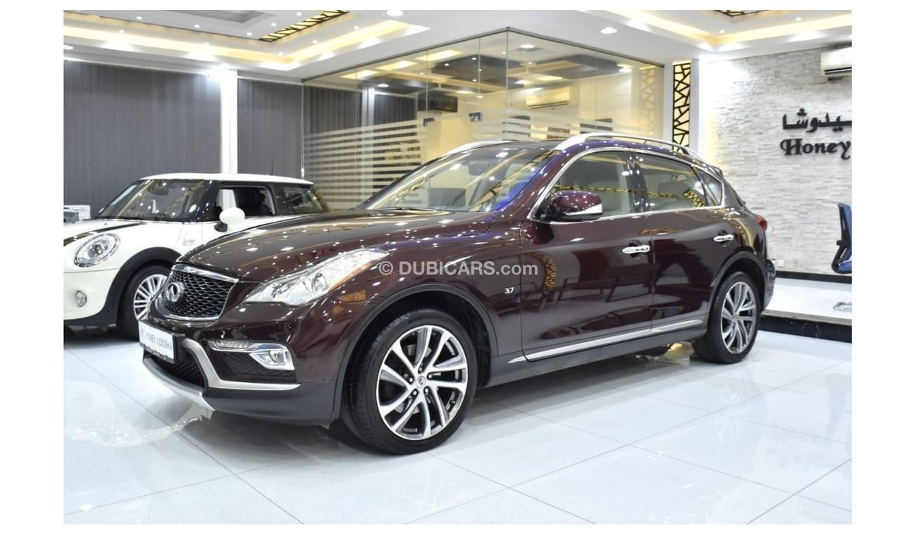 Infiniti QX50 EXCELLENT DEAL for our Infiniti QX50 ( 2017 Model ) in Burgundy Color GCC Specs