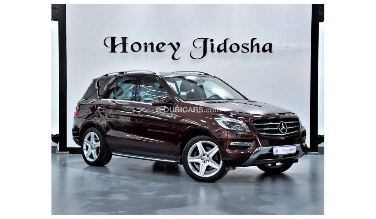 مرسيدس بنز ML 350 EXCELLENT DEAL for our Mercedes Benz ML350 ( 2014 Model ) in Burgundy Color GCC Specs