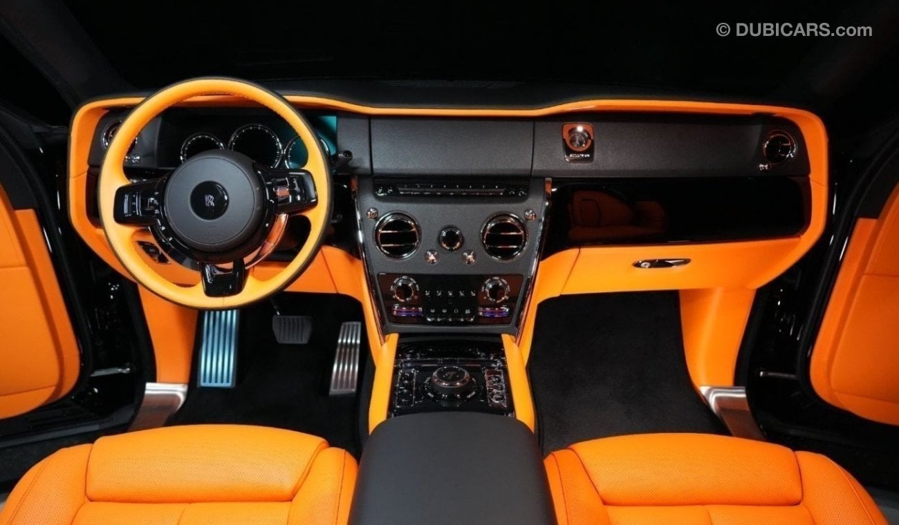 رولز رويس كولينان Onyx Concept | Onyx 24 Forged Rims | Diamond Black | Interior Orange