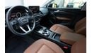 أودي Q5 45 TFSI Quattro 2.0L Audi Q5 45TFSI Quattro 2022 GCC under Agency Warranty and Service Contract with