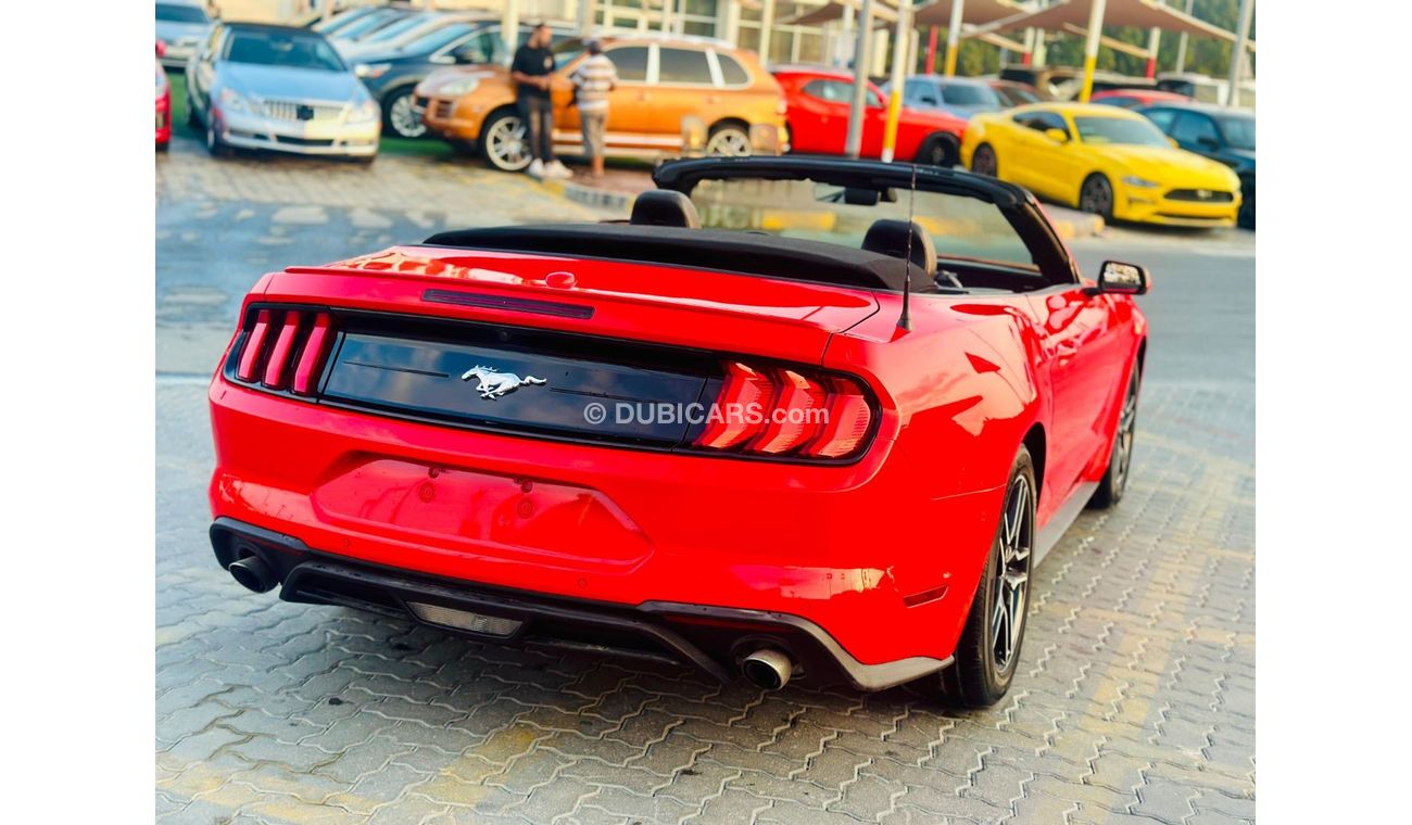 فورد موستانج EcoBoost 2.3L Convertible A/T | Monthly AED 1680/- | 0% DP | Blindspot | Rear View Camera | # 07181