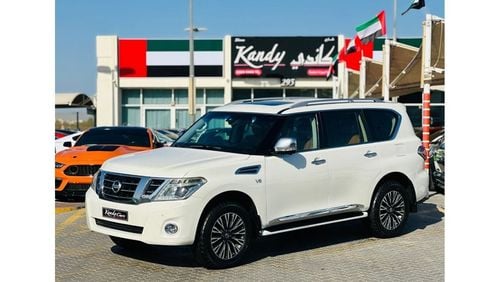 نيسان باترول LE Platinum 5.6L | Monthly AED 1260/- | 0% DP | Sunroof | Leather Interior | Fog Lights | # 72011