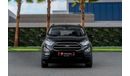 فورد ايكو سبورت Trend | 744 P.M  | 0% Downpayment | ECOSPORT TREND 2020!