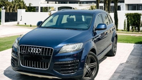 Audi Q7 TFSI quattro S-Line AED 1,120 PM || AUDI Q7 3.0TC || S-LINE V6 || 0% DOWNPAYMENT || GCC || WELL MAI 