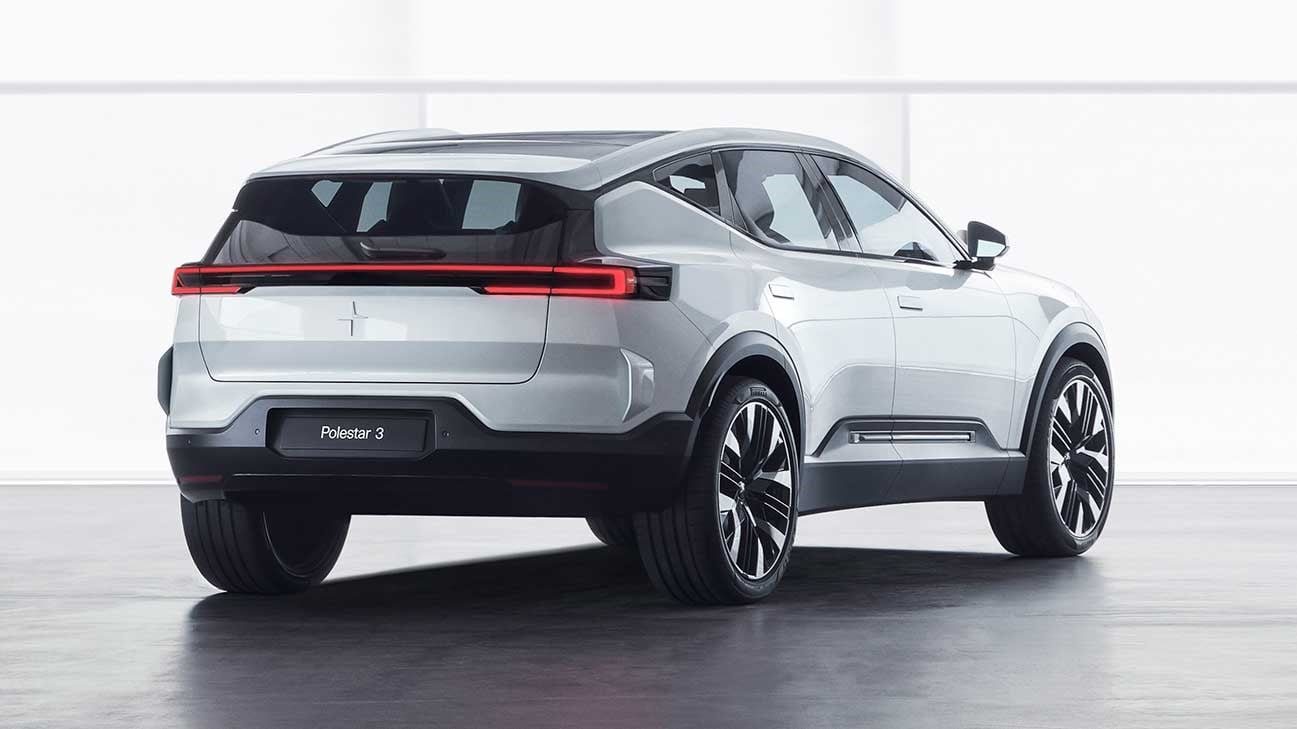 Polestar 3 exterior - Rear Left Angled