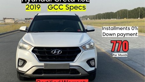 Hyundai Creta S Only 950 AED per month | 0% down payment | 2019 model | 1.6L V4 engine Ref#U333