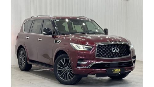 إنفينيتي QX80 Black Edition 8 5.6L 2021 Infiniti QX80 Black Edition, 2027 Infiniti Warranty + Service Pack, 8 Seat